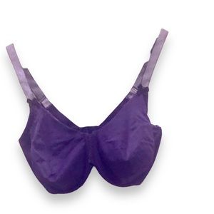 Modern movement purple Bra (34G) & Panty (M) Set